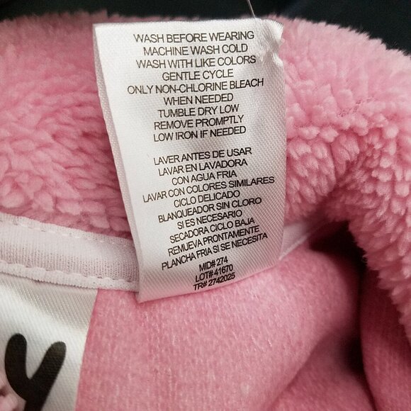 Character Girls Quarter-Zip Sherpa Pullover – Bluey – Pink – Size XS (4/5) – NEW - Picture 11 of 14